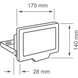 Luminario LED de Sobreponer Exterior 50 W / 4 500 lm / 6 500 K Luz de Día / IP66 IK07 / Aluminio Negro / Ángulo 120° / IRC 70 / 25 000 | SIERRA STORE