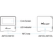 Sensor de Monitoreo Ambiental Interior / CO2 NDIR 400-5000 ppm / Temperatura ±0.2°C / Humedad ±2% RH / Pantalla E-ink 2.13 Pulgadas / | SIERRA STORE