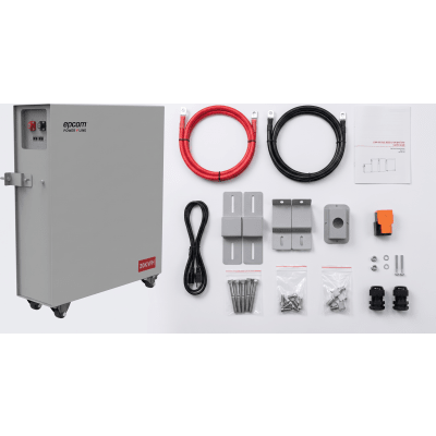 Batería LiFePO4 / 20 kWh / 51.2 Vcc / 392 Ah / Exterior IP65 / Floor Mounted / Escalable a 120 kWh | SIERRA STORE