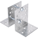 Base Multiposición para postes de paso o esquina / Acero Galvanizado Cal. 12 / 0.36 kg / Kit de Tornillería Incluido / Compatible con | SIERRA STORE