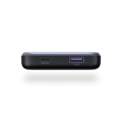 Banco de Energía Portátil 10000mAh / 20W Máximo / Puerto USB-C PD3.0 PPS / Puerto USB-A 22.5W / Batería Polímero de Litio ...