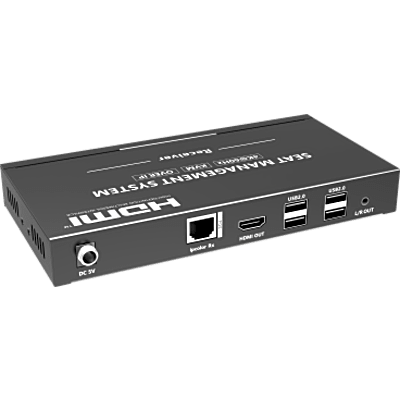 Receptor KVM por IP | 4K@60Hz | 120 m con PoE | Loop-out | Multiview y Videowall | HDMI 2.0 | USB 2.0 | Metálico | SIERRA STORE
