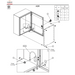 Gabinete Industrial IP66 / Acero Inoxidable 304L / 400x300x210 mm (15.7 x 11.8 x 8.3 in) / Doble Cerradura / Montaje Mural | SIERRA STORE
