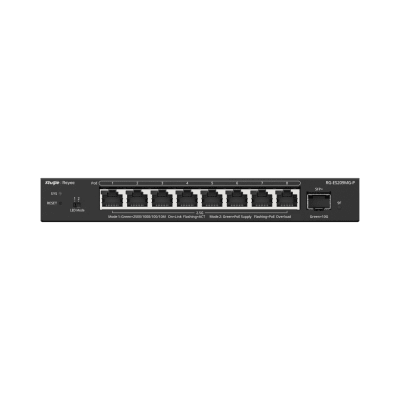 Switch Administrable Capa 2 con PoE+ Multi-Gigabit, 8 puertos 2.5Gb y 1 SFP+ 10G, hasta 130w RUIJIE - Vista 2