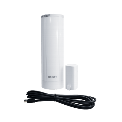 Motor para Cortinas / Batería Recargable 2000 mAh / Capacidad 35 kg / Control RTS 433.42 MHz / Alcance 200 m / Riel hasta 10 m (32.8 | SIERRA STORE