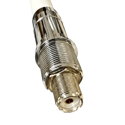 Antena VHF Marina / 4 dBi / 156-163 MHz / Altura 1.1 m (3.61 ft) / Conector SO239 / Color Blanco | SIERRA STORE
