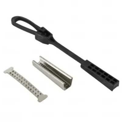 LINKEDPRO BY EPCOM LP-ATAC - Tensor para Fibra Óptica Drop / Span 80 m (262.5 ft) / Termoplástico UV / Acero Inoxidable SS201 / 5x2 mm | SIERRA STORE