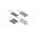 Organizador de Cables Horizontal / Sencillo Frontal / Rack 19in / 2 UR / Montaje sin Herramientas | SIERRA STORE