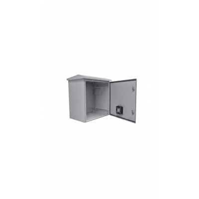 Gabinete Rack 19" / 11U / IP55 / IK10 / Acero Ventilado / Exterior 593 x 609 x 399 mm / Ventilador 110 VCA | SIERRA STORE