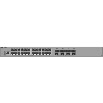 Switch Ethernet de Acceso 1000 Mbps / 24 Puertos RJ45 10/100/1000BASE-T / 4 Puertos SFP+ 1GE/2.5GE/10GE / Capacidad 128 Gbps / | SIERRA STORE
