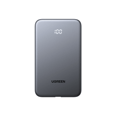 Power Bank 10000mAh con Cable Integrado 20W / Puerto USB-C PD3.0 PPS / Puerto USB-A SCP 22.5W / Batería Polímero Litio / P...