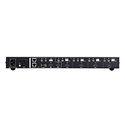 Switch KVMP Multi-View HDMI 4 Puertos USB | Resolución 4K 4096 x 2160 @ 30 Hz | Quad View | PiP / PbP / PoP | Boundless Switching | SIERRA STORE