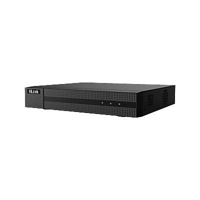 HiLook by HIKVISION DVR-208Q-M1(C)/LA - DVR Híbrido / 12 Canales / 8 TURBOHD + 4 IP / 4 Megapixel Lite / H.265+ / Audio por Coaxitron | SIERRA STORE