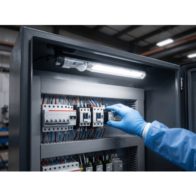 Lámpara LED Compacta / 550 lm / Sensor de Movimiento / Voltaje Universal 24-240 V AC/DC / Conexión en Cadena / IP20 | SIERRA STORE