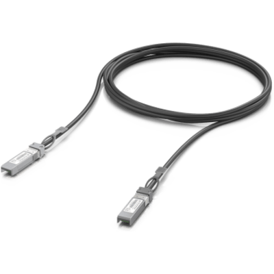 UBIQUITI UACC-DAC-SFP28-3M - Cable de Conexión Directa DAC de 3 metros SFP28 25/10/1 Gbps, Ideal para Switches UniFi | SIERRA STORE