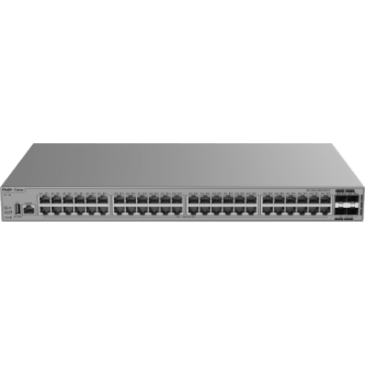 Switch Gigabit PoE+ 48 Puertos / 4 Puertos SFP+ 10GE / Capacidad de Conmutación 176 Gbps / Tasa de Reenvío 130.944 Mpps / PoE 370 W / | SIERRA STORE