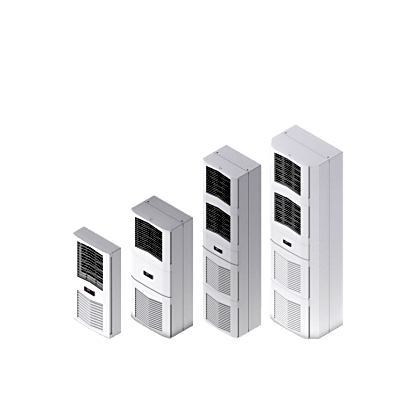 Aire Acondicionado Industrial / 2500W (8500 BTU/h) / 460V Trifásico / Montaje Múltiple / Acero Gris RAL 7035 / IP54 Interno | SIERRA STORE