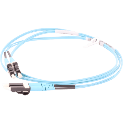 PANDUIT FX2ERLNLNSNM035 - Jumper de Fibra Optica Multimodo 50/125 OM3, LC-LC Duplex, OFNR (Riser), Color Aqua, 35 Metros (114.83 Pies) | SIERRA STORE