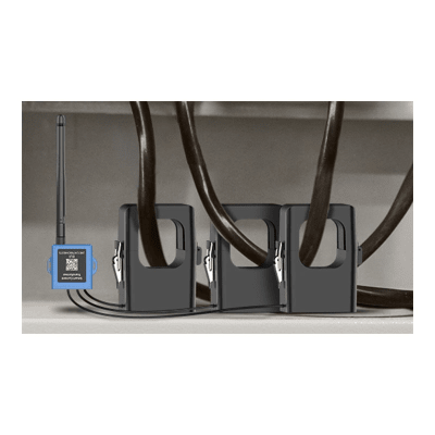 Medidor de Corriente LoRaWAN / Trifásico hasta 1000 A / Muestreo 3.3 kHz / 3 Canales Simultáneos / Autoalimentado | SIERRA STORE