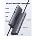 Hub USB-C 10 en 1 / HDMI 4K@30Hz + VGA 1920x1200 / 3x USB 3.0 5Gbps / Ethernet Gigabit / SD/TF Card Reader / PD 100W / Aud...