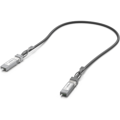 UBIQUITI UACC-DAC-SFP10-0.5M - Cable de Conexión Directa DAC de 0.5 metros SFP+ 1/10Gbps, Ideal para Switches UniFi | SIERRA STORE