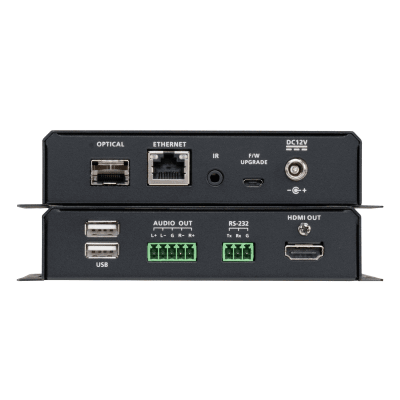 Extensor Óptico HDMI / 4K UHD 60Hz 4:4:4 / 300 m (984 ft) Multimodo / USB 2.0 / IR / RS-232 / Ethernet / Audio | SIERRA STORE