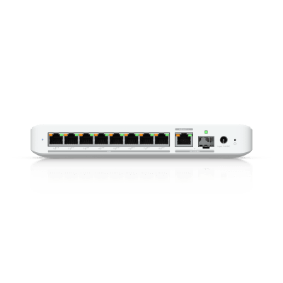 USW Flex 2.5G PoE Switch de 8 Puertos 2.5GbE PoE++, con un Puerto de Enlace Ascendente Combinado RJ45/SFP+ de 10 GbE (No i...