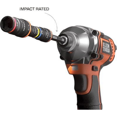 Desarmador de Impacto / 14 en 1 / Magneto de Tierras Raras / Almacenamiento Dual / Asistente de Torque / Dados 7-14 mm | SIERRA STORE