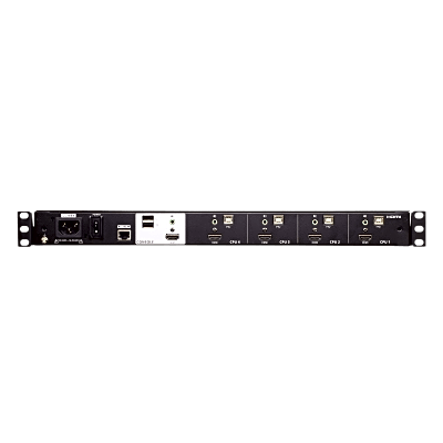 KVM Switch LCD 18.5" (7.3 in) | Consola Dual Rail 1U | 4 Puertos USB HDMI | Multi-View Quad-PiP-PbP-PoP | Resolución 1920x1200 @ 60Hz | SIERRA STORE