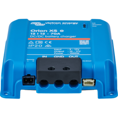 Orion XS 12/12-70 A / Cargador de Baterías CC-CC / 70 A 12 V / IP20 / Compatibilidad Alternador Inteligente / Para Bancos de Baterías | SIERRA STORE