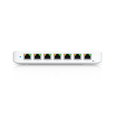 USW Ultra 60W Switch de 8 Puertos GbE (7 Puertos PoE+ y 1 Puerto Entrada PoE++) con Opciones de Montaje Versátiles UBIQUIT...