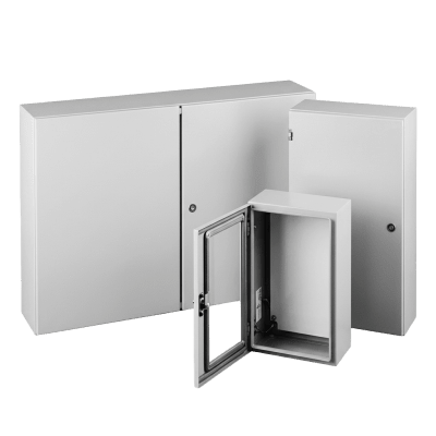 Gabinete Eléctrico de Control / 20x20x8 pulgadas / NEMA 4/12/13 / IP66 / Acero RAL 7035 | SIERRA STORE