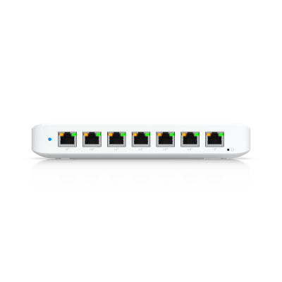 USW Ultra 210W Switch de 8 Puertos GbE (7 Puertos PoE+ y 1 Puerto Entrada PoE++) con Opciones de Montaje Versátiles UBIQUI...