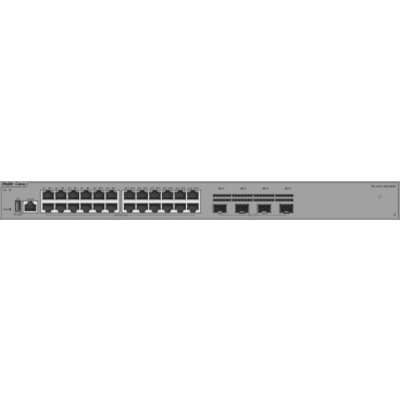 Switch Capa 3 Acceso / 24 Puertos Gigabit / 4 Puertos SFP 2.5GE / Sin PoE / Capacidad 68 Gbps / VSU / Capa 3 OSPF / Ventilador Sin | SIERRA STORE