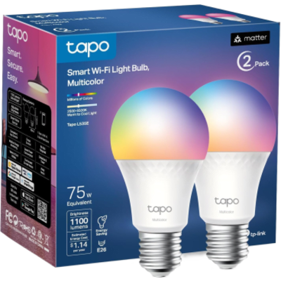 KIT 2 Focos Smart Wi-Fi Light Multicolor / 1100 Lúmenes (brillo máximo) / 16 Millones de Colores / Temperatura de Color 2500-6500K / | SIERRA STORE