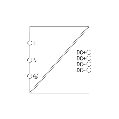 Fuente de Alimentación Conmutada / 12V DC 4A 48W / Sincronización Primaria ECO / Montaje Carril DIN / SELV PELV / IP20 / C...