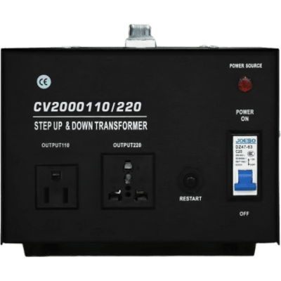 Convertidor de Voltaje / 2000 VA / 110 Vca / 220 Vca / Monofásico / Eficiencia ≤98% | SIERRA STORE