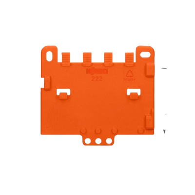 Placa de Retención de Cables / Para Portadores de Montaje / Serie 221 y 222 / Snap-in / 4 mm Ancho / 5.6 g Peso WAGO - Vis...