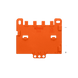 Placa de Retención de Cables / Para Portadores de Montaje / Serie 221 y 222 / Snap-in / 4 mm Ancho / 5.6 g Peso WAGO - Vis...