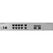 Switch Capa 3 / 10 Puertos Gigabit PoE+ / 2 Puertos SFP 2.5GE / Capacidad de Conmutación 30 Gbps / PoE Budget 125 W / Diseño sin | SIERRA STORE