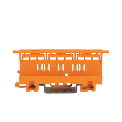 Adaptador de Fijación / Serie 221 / 6 mm² / Montaje sobre Carril DIN 35 / Material Poliamida PA 66 V0 / Color Naranja WAGO...