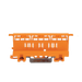 Adaptador de Fijación / Serie 221 / 6 mm² / Montaje sobre Carril DIN 35 / Material Poliamida PA 66 V0 / Color Naranja WAGO...