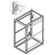 Soporte Universal para PDU / Acero 1.9 mm / Acabado Zincado / Montaje en Esquina / Compatible Gabinetes ProLine | SIERRA STORE