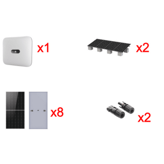 Kit Solar Interconexion  / 5kW  220Vca / Inversor HUWAEI / Montaje Incluido - HUAWEI FUSIONSOLAR