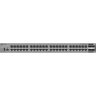 Switch de Acceso Capa 3 / 48 Puertos Gigabit PoE+ / 4 Puertos SFP 2.5GE Uplink / 116 Gbps / 86.304 Mpps / PoE 370W / VSU / Protección | SIERRA STORE