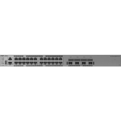 Switch Multi-GE Gestionable / 24 Puertos 2.5G PoE++ / 4 Puertos SFP+ 10G / Capacidad 200 Gbps / Enrutamiento Capa 3 / VSU / Protección | SIERRA STORE