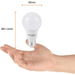 Foco LED A19 8.5 W / Base E27 / 800 lm / 6 500 K Luz de Día / IRC 80 / 15 000 h / No Atenuable | SIERRA STORE