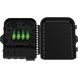 Caja de Empalme FTTx / 24 Fusiones / Splitter 1x8 SC/APC / 8 Acopladores SC/APC / 3 Puertos Troncal / IP65 / Interior-Exterior | SIERRA STORE