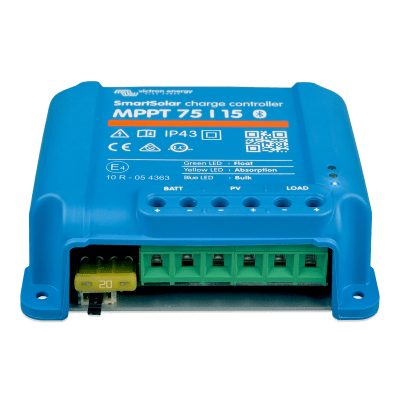 Controlador de Carga Solar MPPT / 15 A / 12/24 Vcc / Eficiencia 98% / Bluetooth Integrado / IP43 | SIERRA STORE