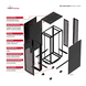 Gabinete para Servidor / 45U / 2163 x 800 x 1200 mm (85 x 31.5 x 47.2 in) / Acero 12 Gauge / RAL 9003 Blanco / Carga Estática 1361 kg | SIERRA STORE